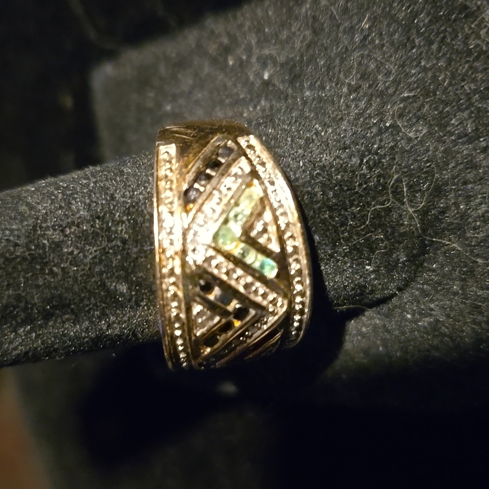 Ruby, Sapphire, And Emerald Ring, 8 - image 3